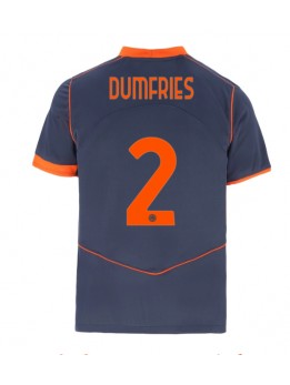 Moški Nogometna dresi replika Inter Milan Denzel Dumfries #2 Tretji 2025-26 Kratek rokav Moški Nogometna dresi replika Inter Milan Denzel Dumfries #2 Tretji 2025-26 Kratek rokav